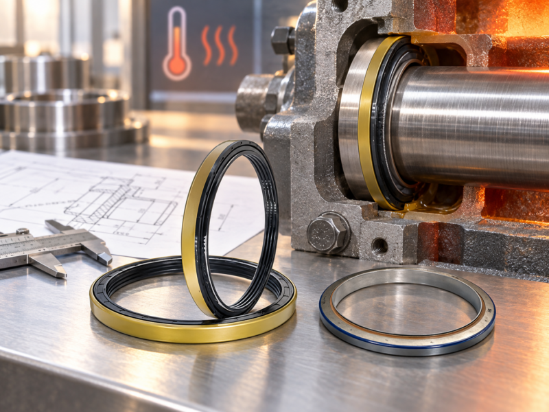 oil seal temperature limits and heat effects on sealing lip materials